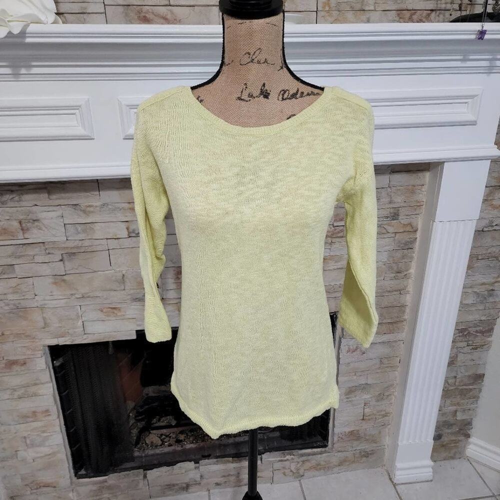 TALBOTS heathered button detail sweater size XS